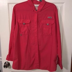 EUC women’s Columbia long sleeve fishing shirt